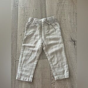 Rylee + Cru Linen Blend Pull-On Casual Pants 18-24 Months